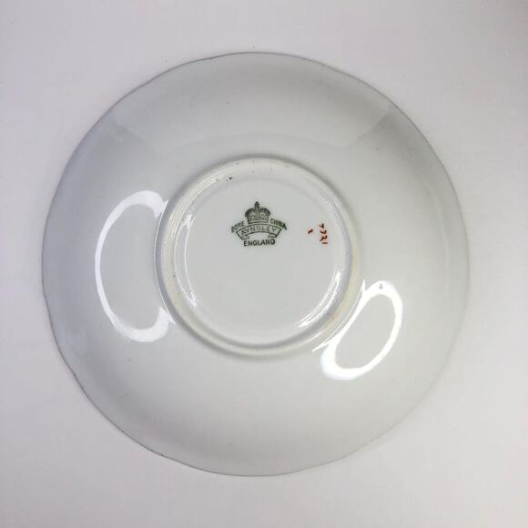 John Aynsley 7321 Saucer for Teacup, Cobalt Blue, Gold Encrusted Saucer - Picture 3 of 4